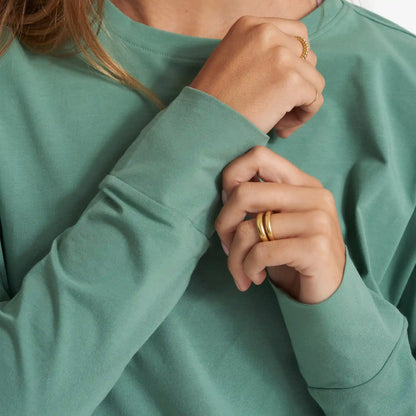 Long-Sleeve Feather Tee