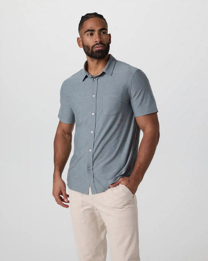 Short Sleeve Strato Button Down
