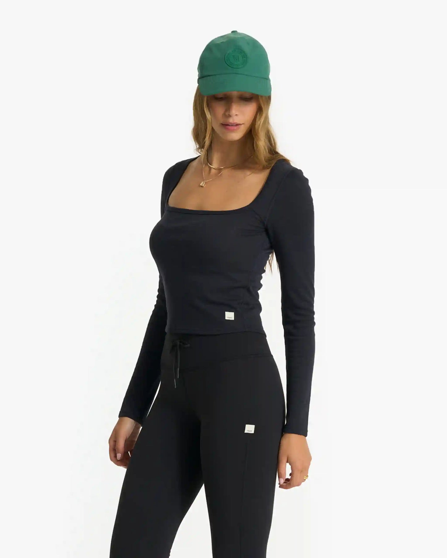 Long-Sleeve Sunrise Square Neck