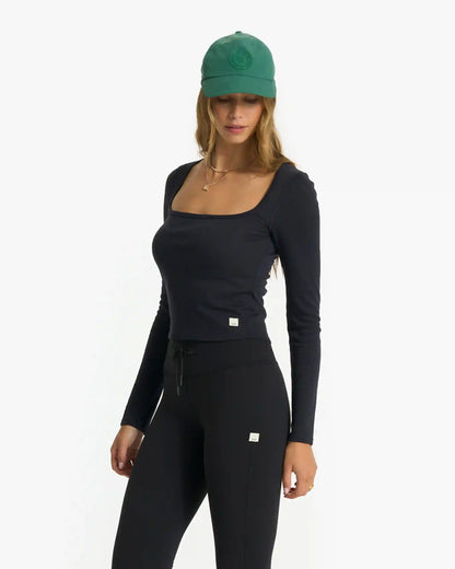Long-Sleeve Sunrise Square Neck