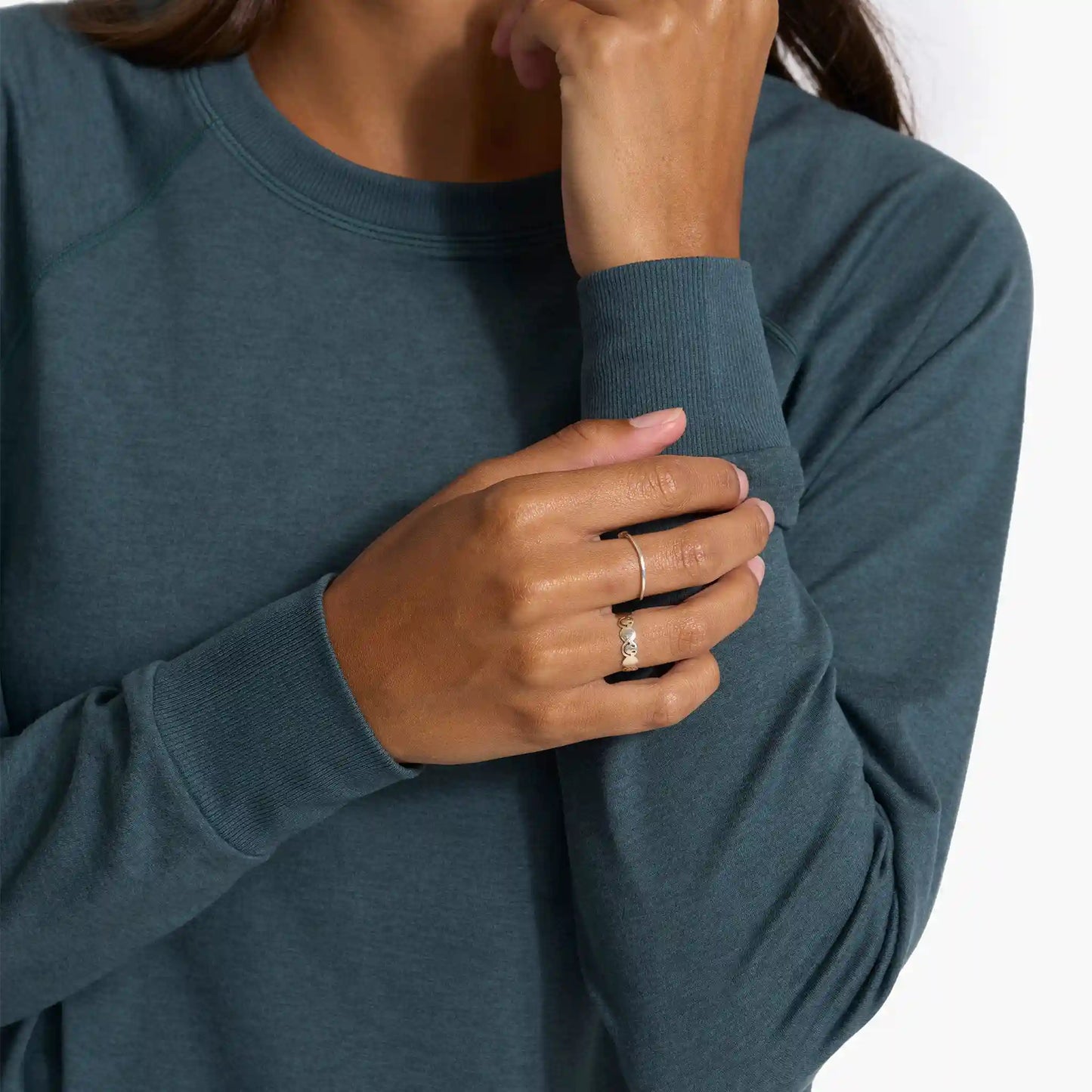 Long-Sleeve Halo Crew