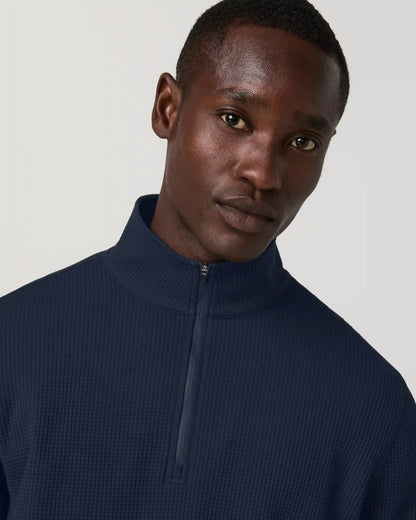 Lightweight Tech Waffle Quarter Zip
