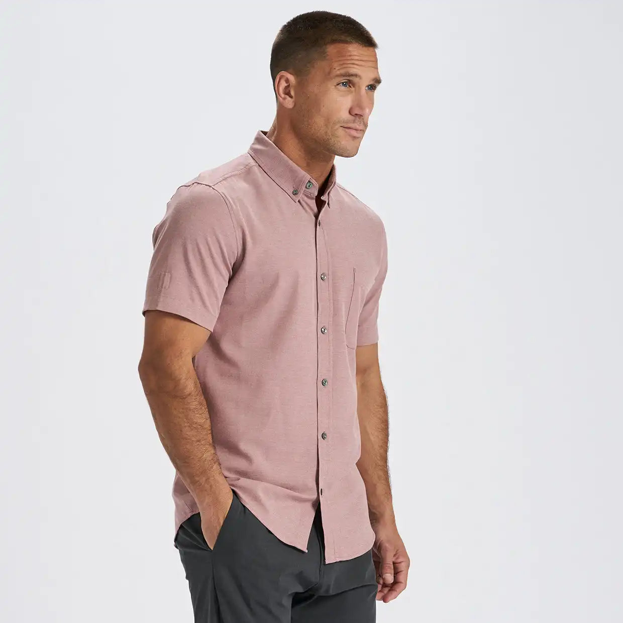 Bishop Short-Sleeve Button-Down