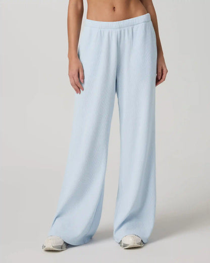 Waffle Wideleg Pant