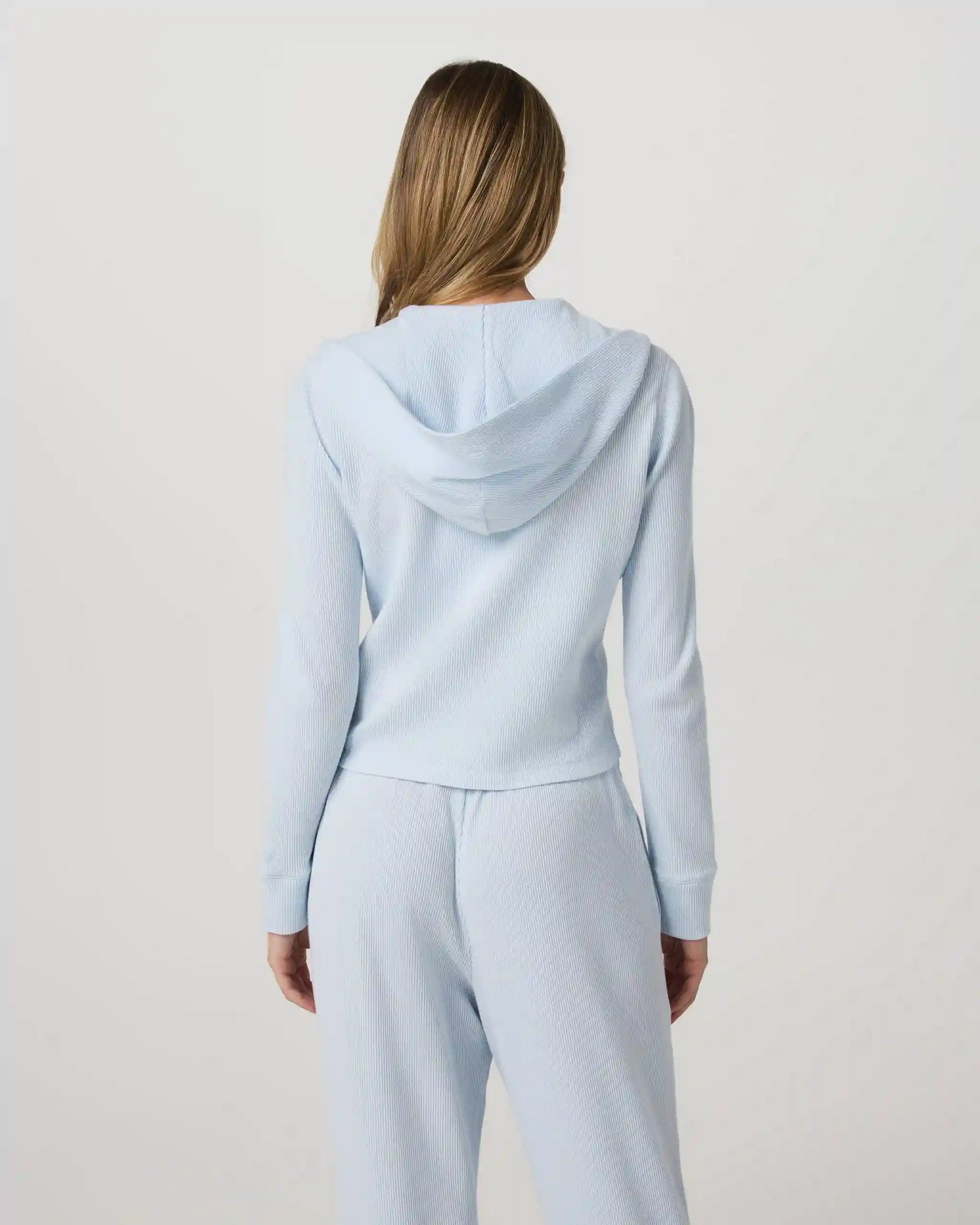 Waffle Full Zip Hoodie