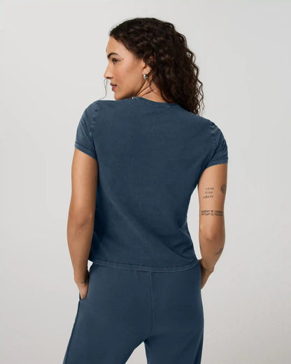 Short Sleeve Feather Classic Tee - Garment Dye