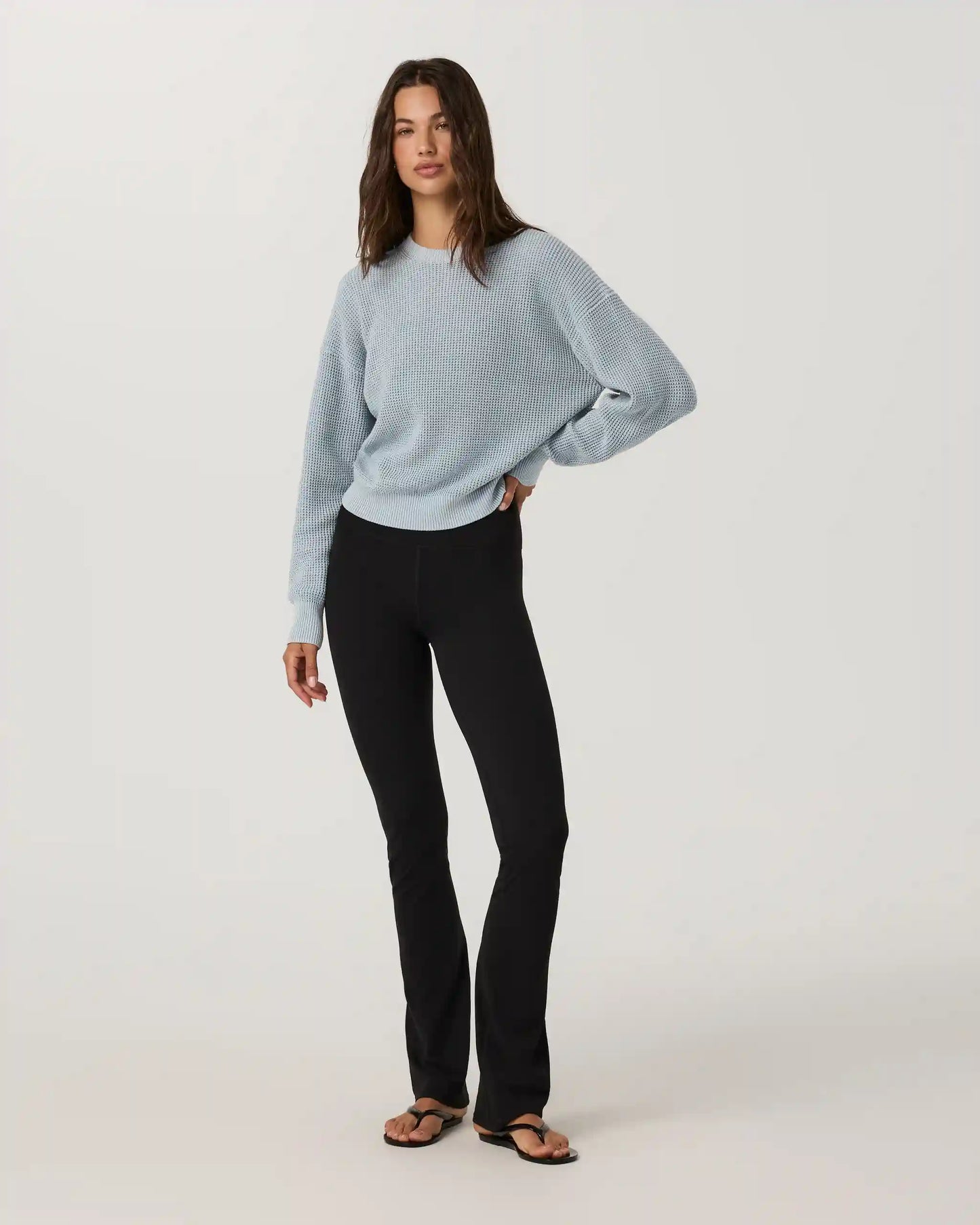 Cotton Waffle Sweater