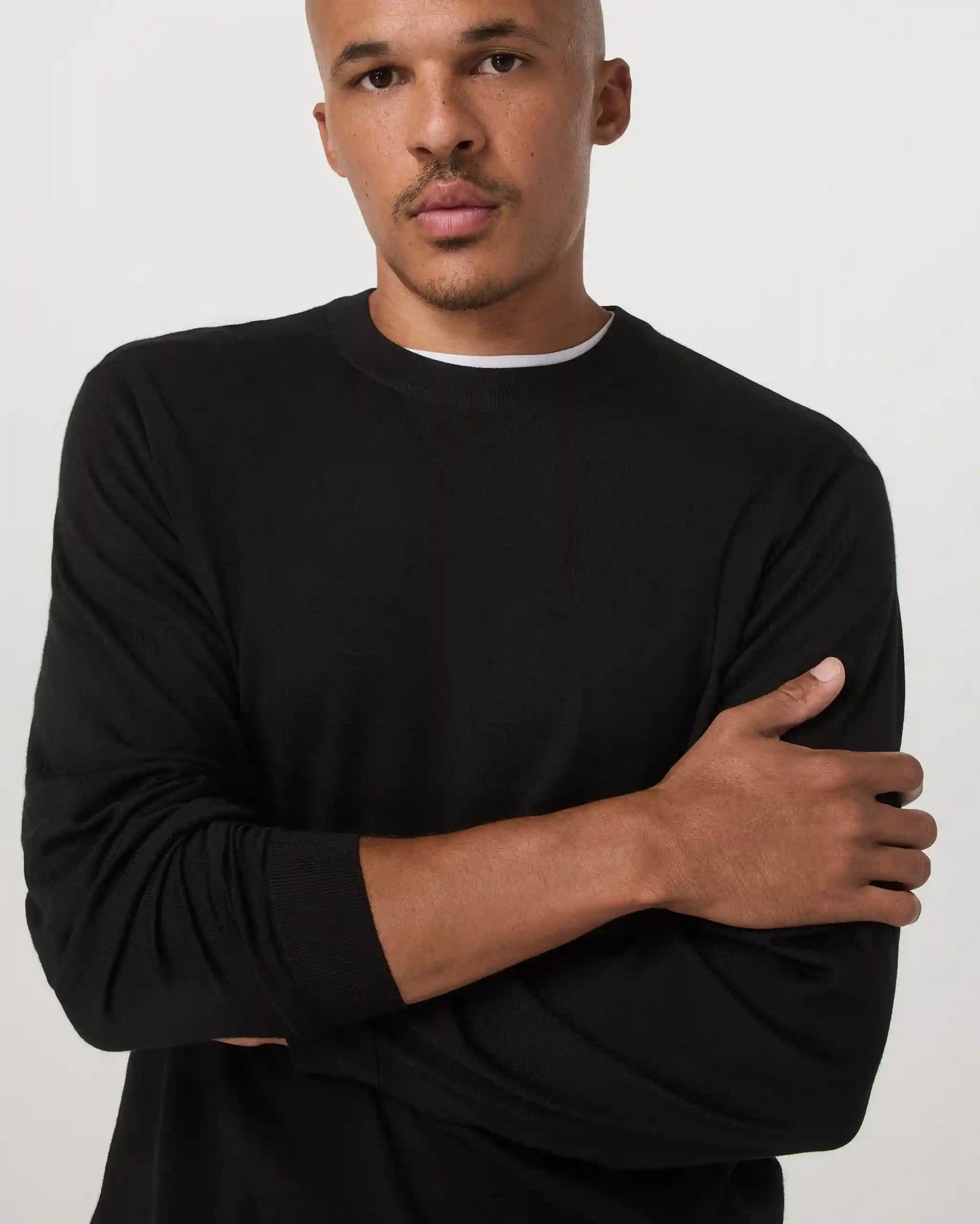 Merino Fine Gauge Wool Sweater