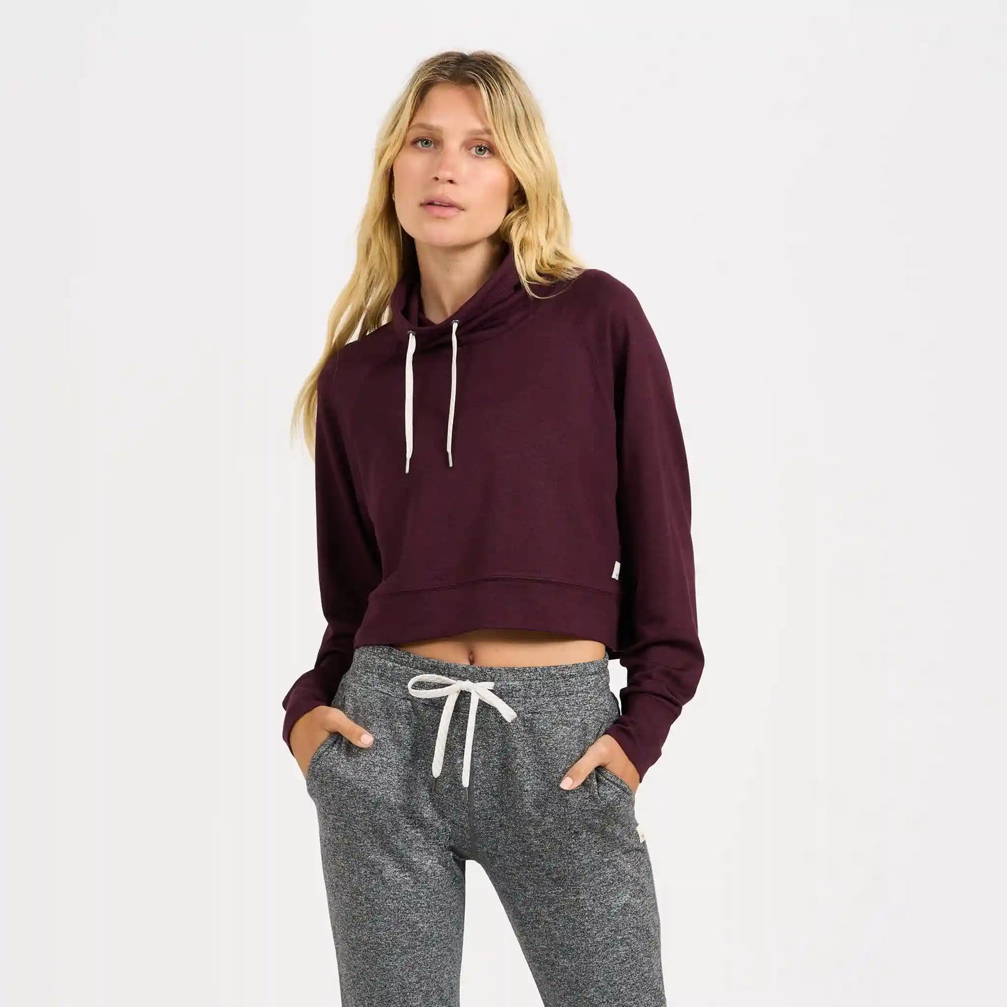 Halo Crop Funnel Neck