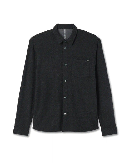 Long Sleeve Altitude Wool Button Down - Relaxed Fit