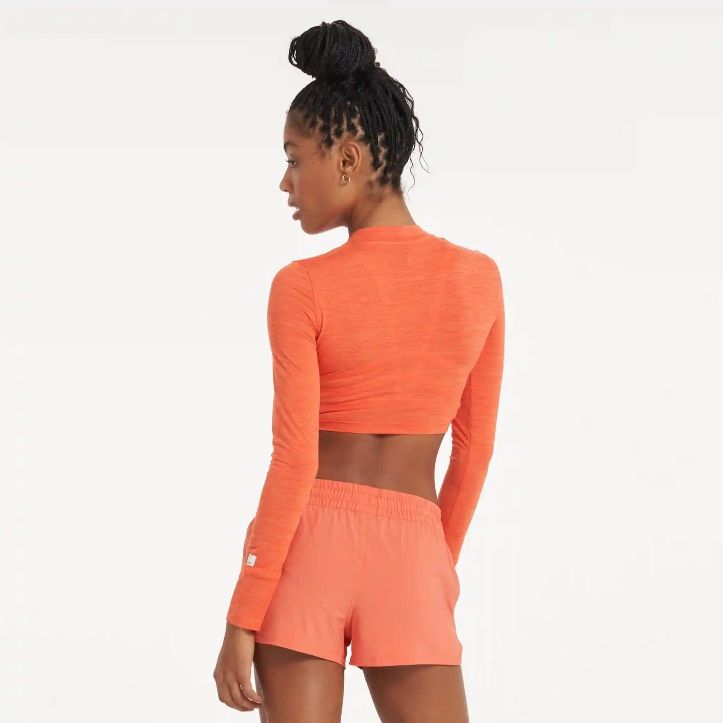 Long-Sleeve Lux Crop Tee