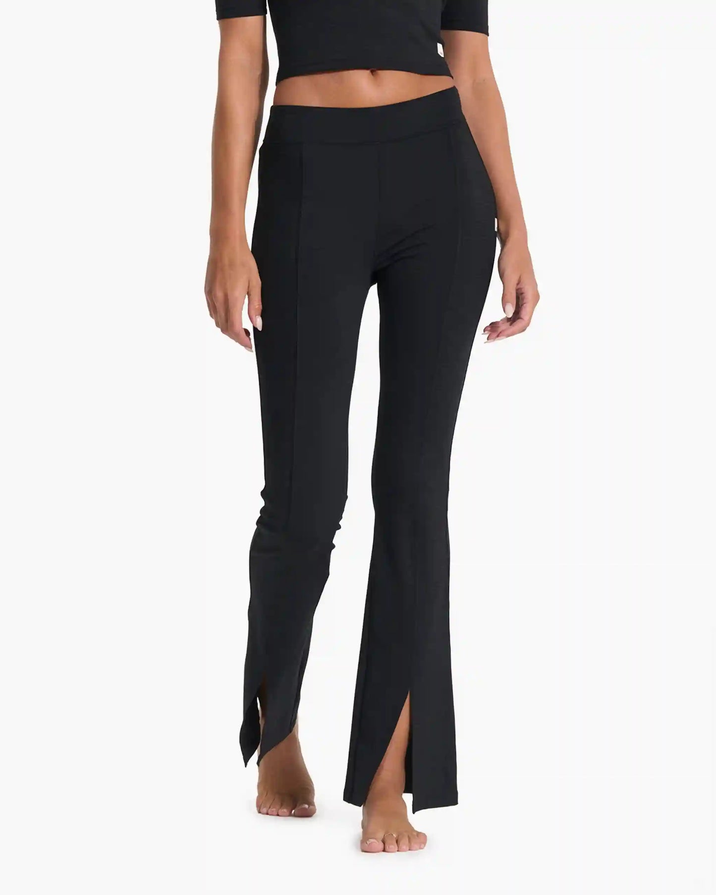 Lux Rib Split Bootcut
