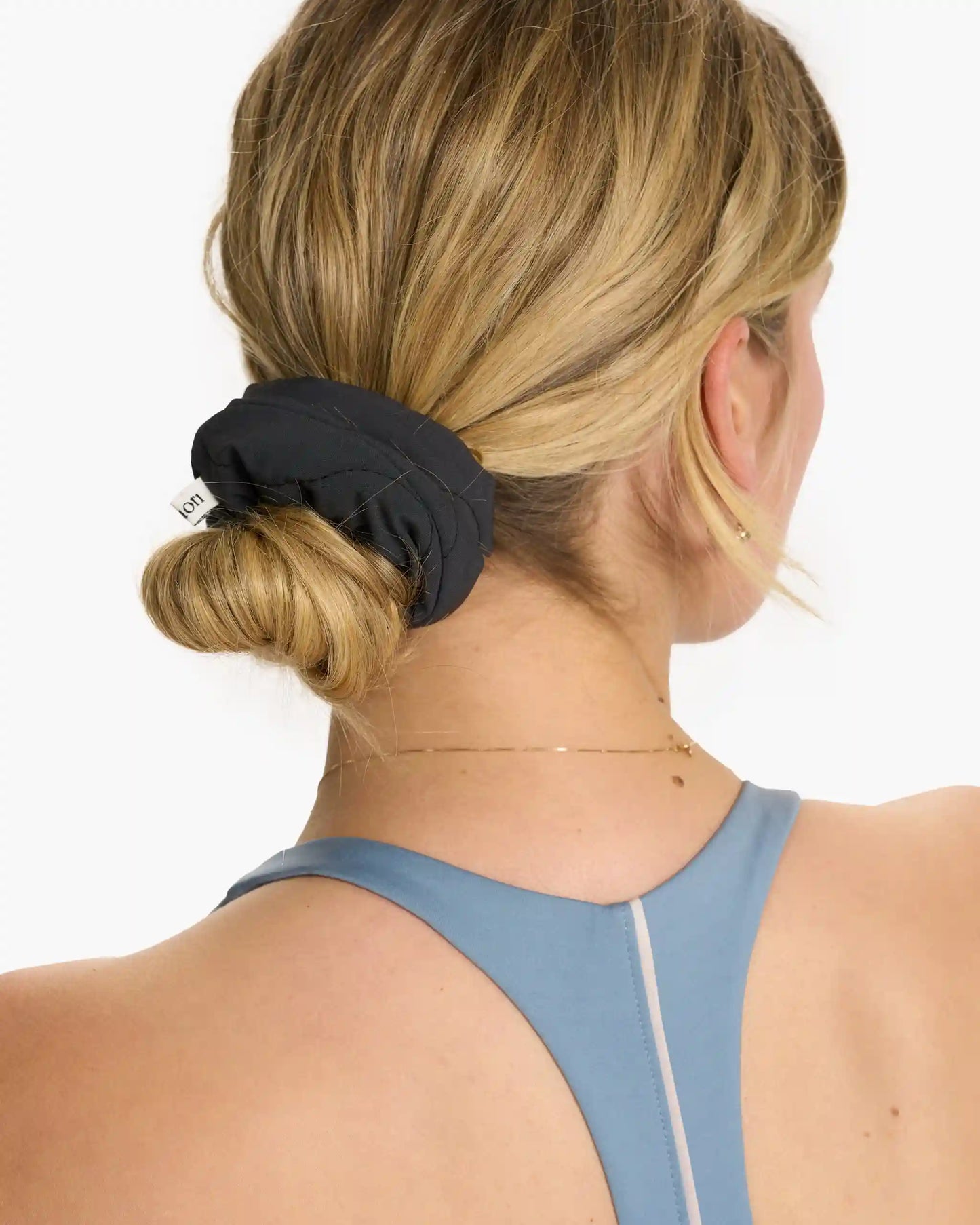 Quilted Puff Scrunchie