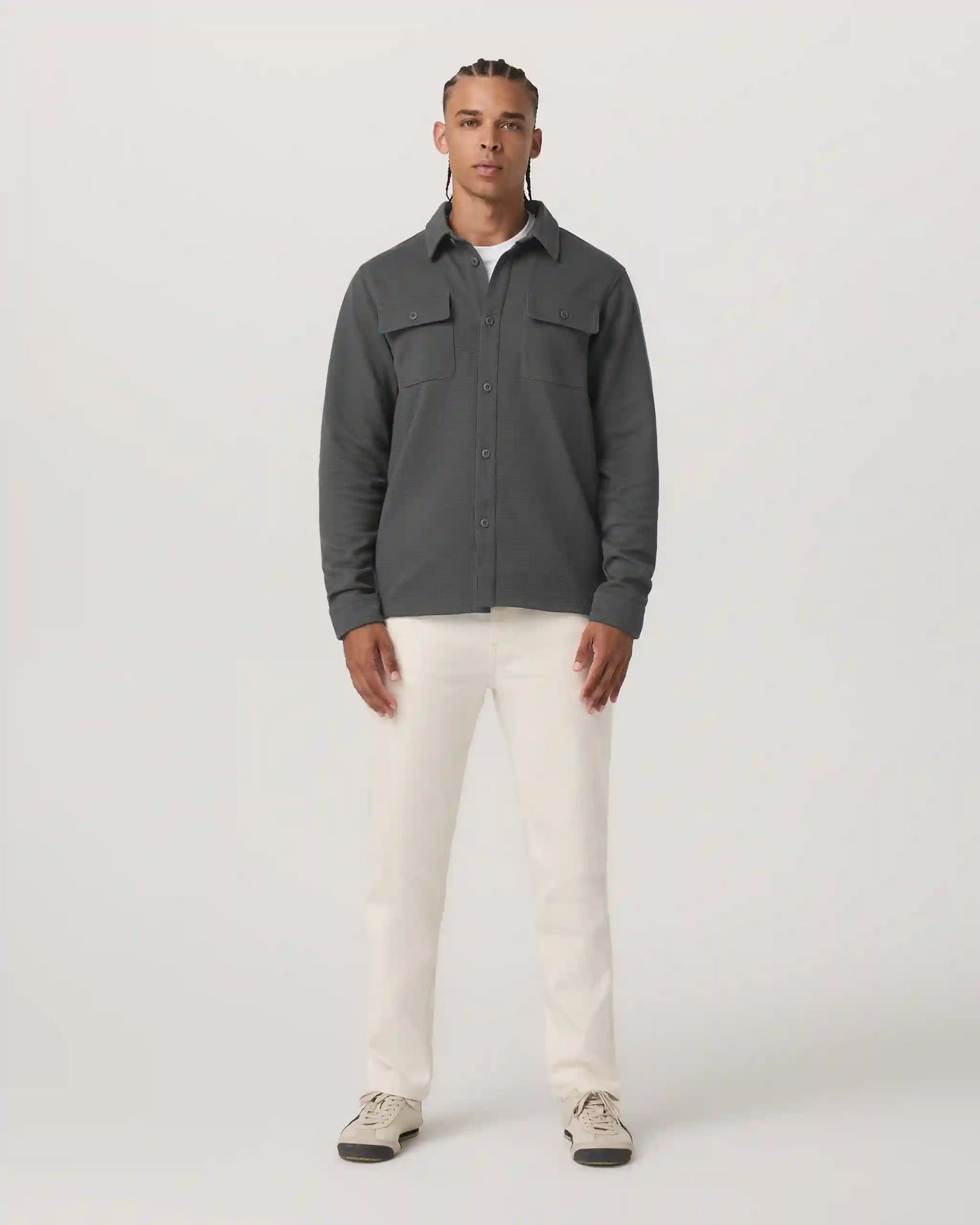 Waffle Shirt Jacket