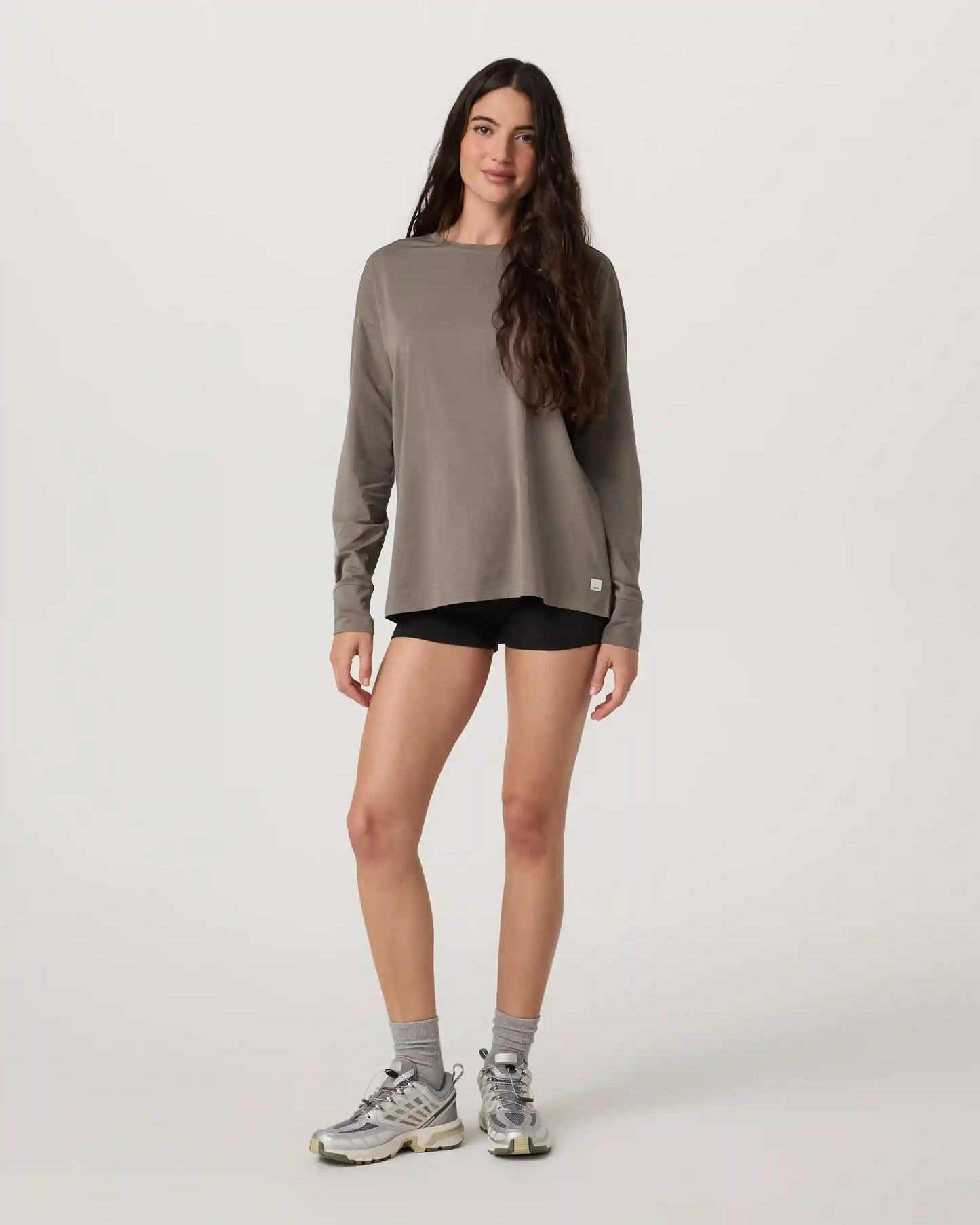Long-Sleeve Feather Tee