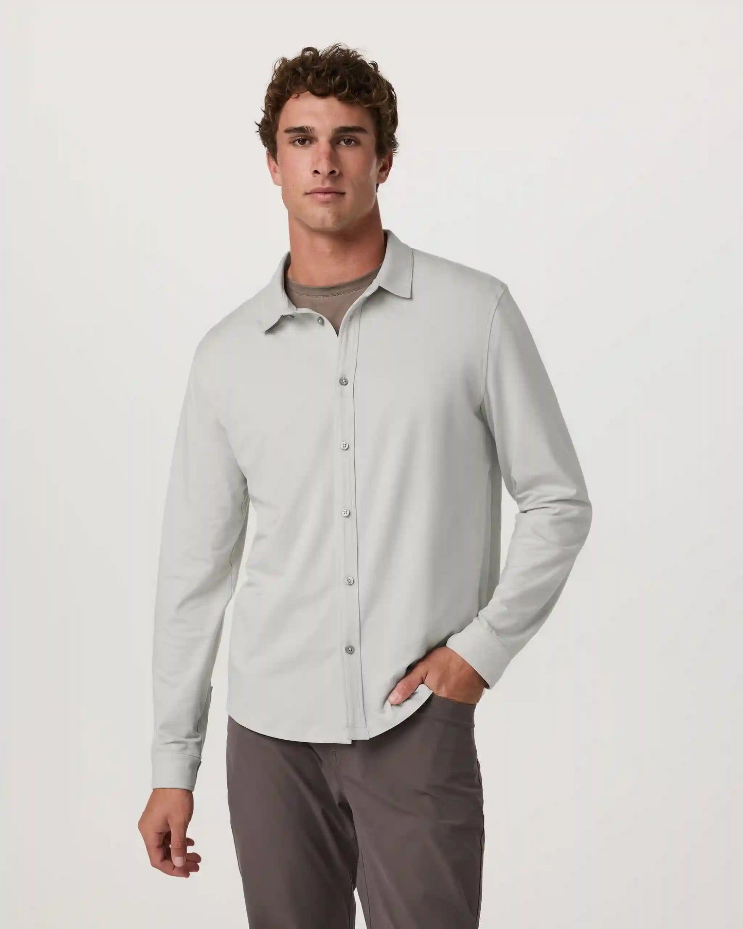 Long Sleeve Ponto Button Down Shirt