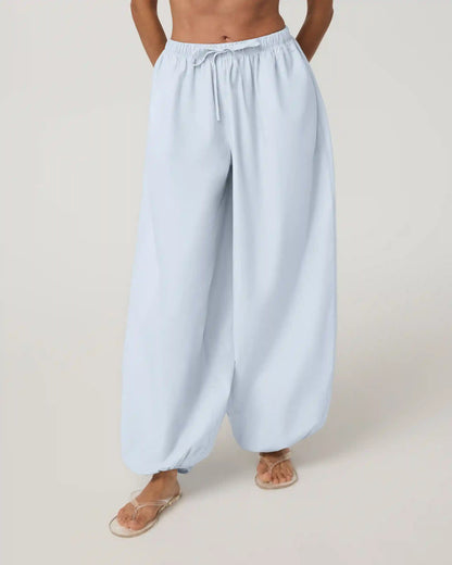 Coastal Poplin Balloon Pant