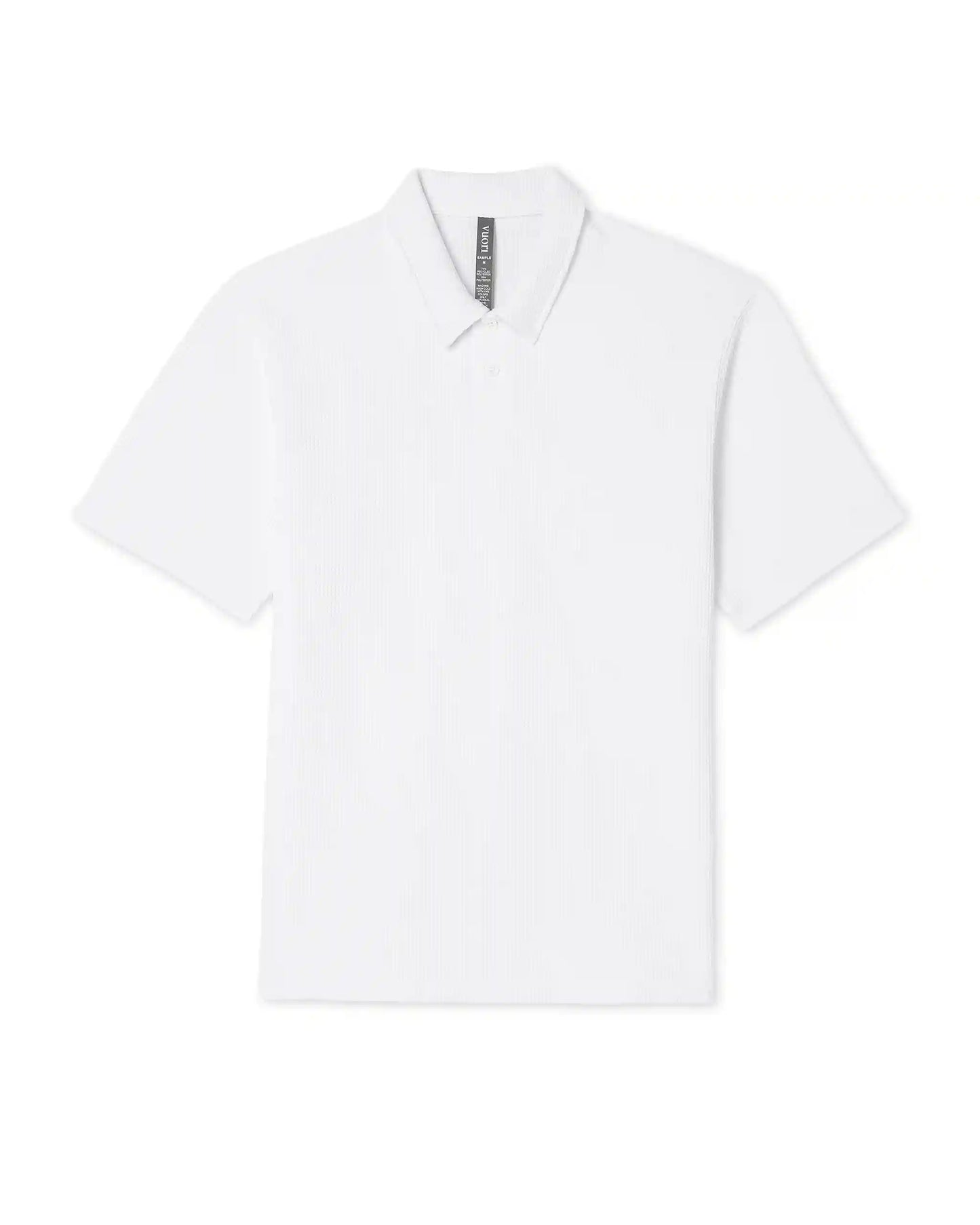 Short Sleeve Lightweight Tech Waffle Polo - Relaxed Fit