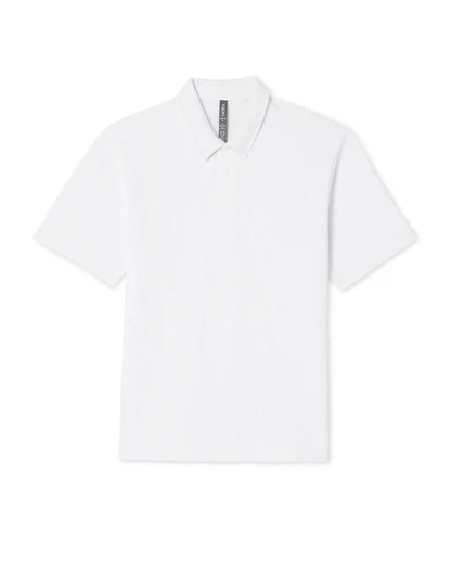 Short Sleeve Lightweight Tech Waffle Polo - Relaxed Fit