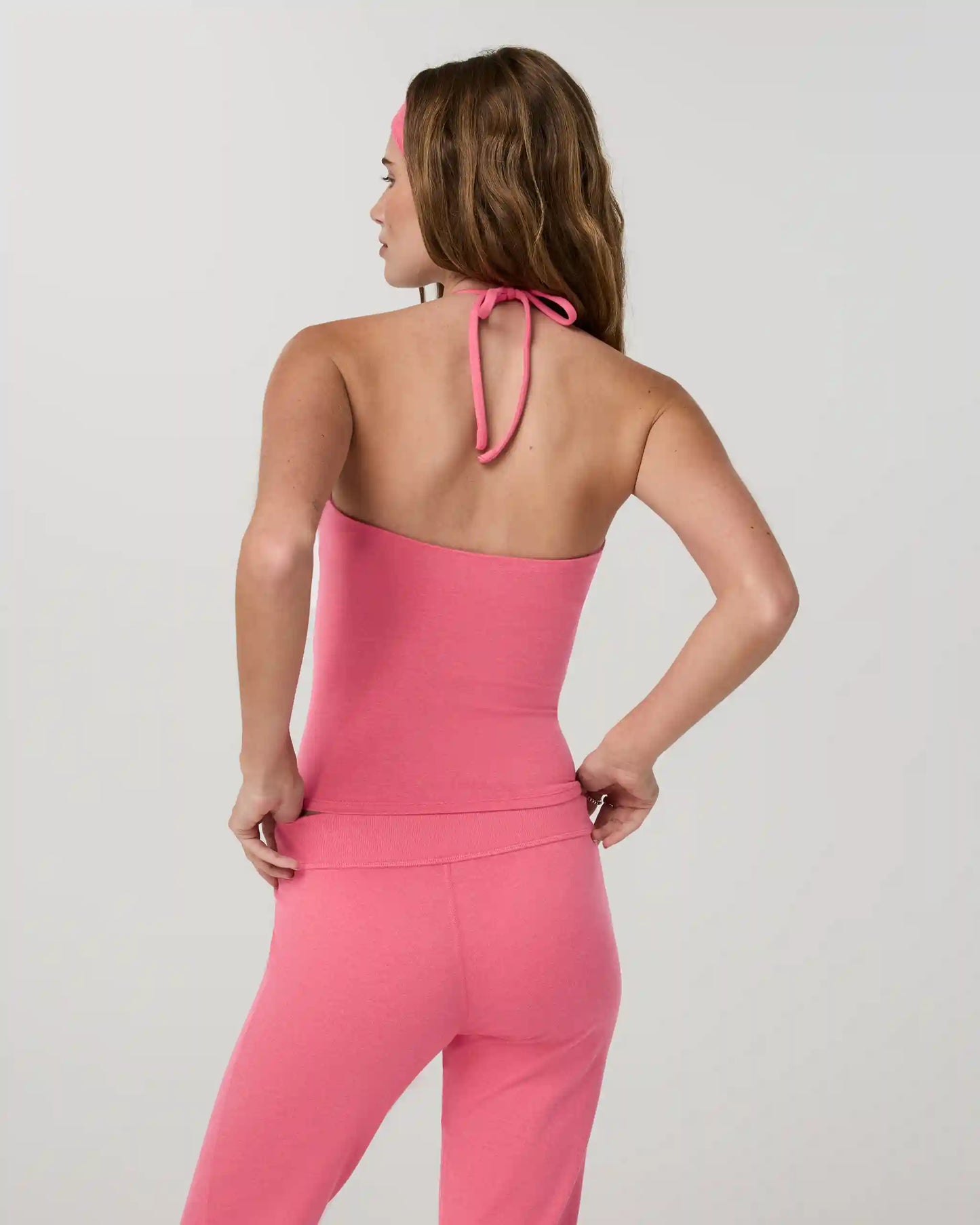 Halo Halter Ruched Top
