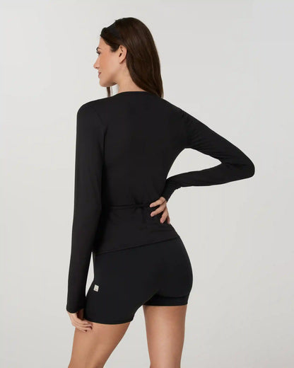 Long Sleeve Halo Wrap Top