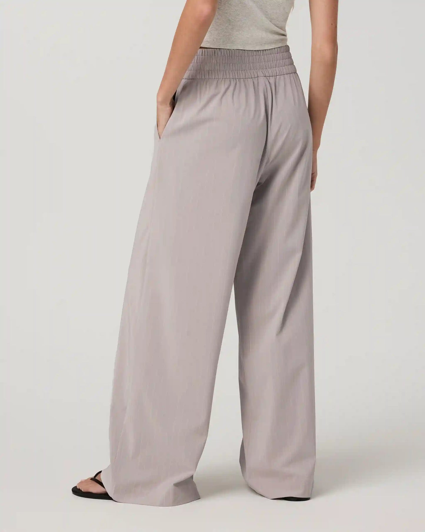 Villa Pinstripe Wideleg - Long