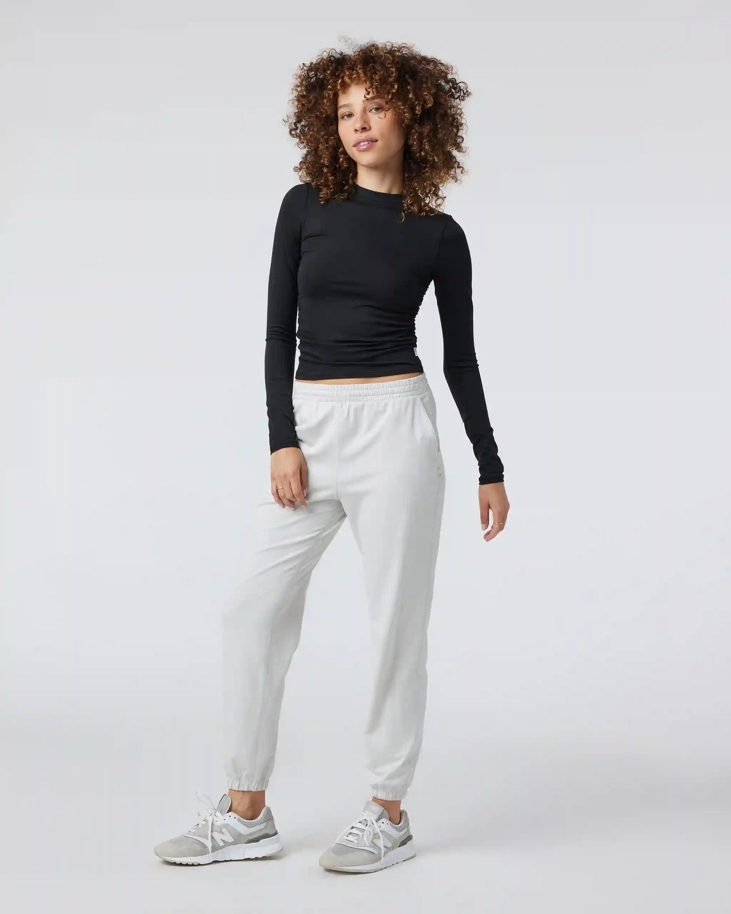 Long Sleeve Halo Ruched Tee