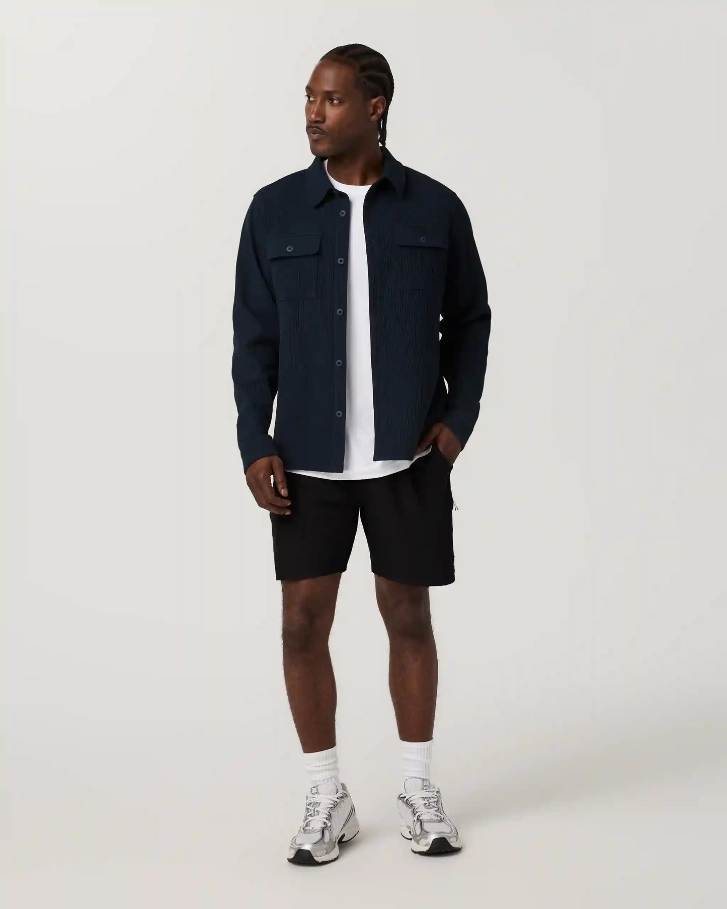 Tech Waffle Shirt Jacket