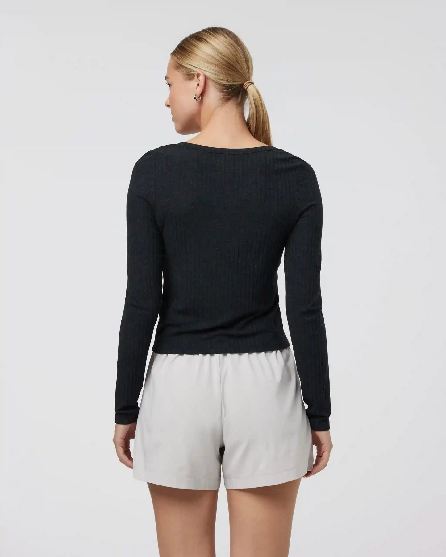 Long Sleeve Plie Top