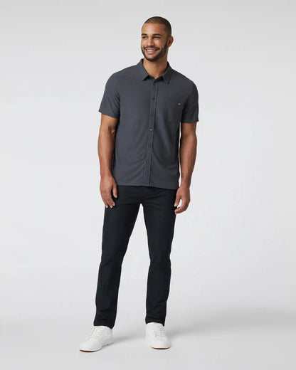 Short Sleeve Ace Button Down