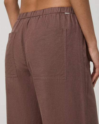Trestles Twill Crop Wideleg Pant