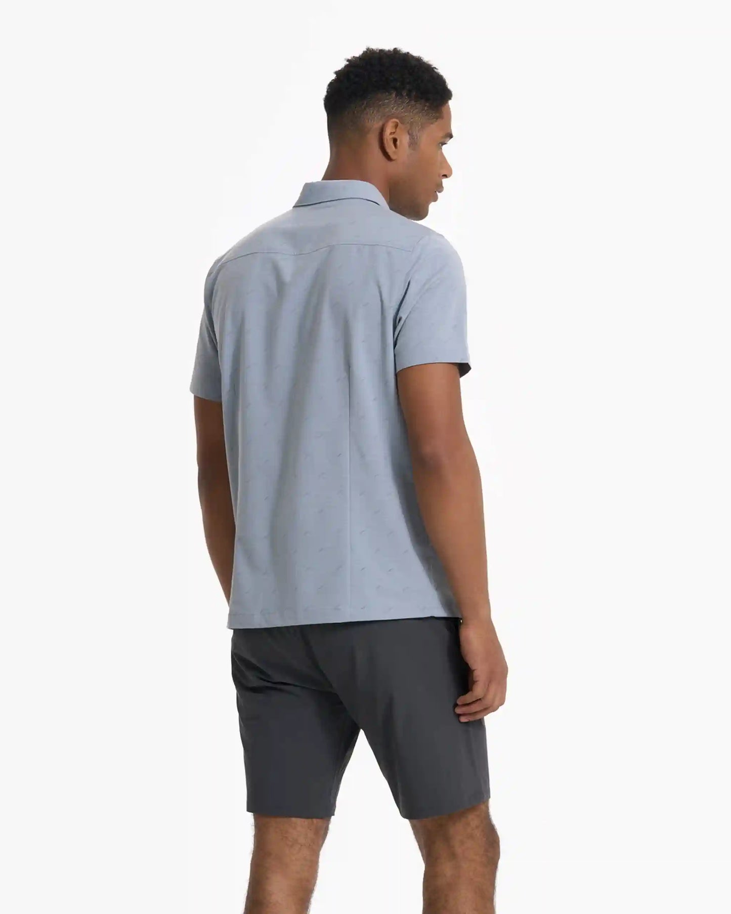 Short-Sleeve Bridge Button Down
