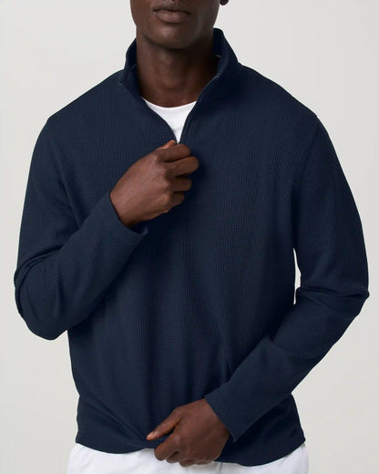 Lightweight Tech Waffle Quarter Zip