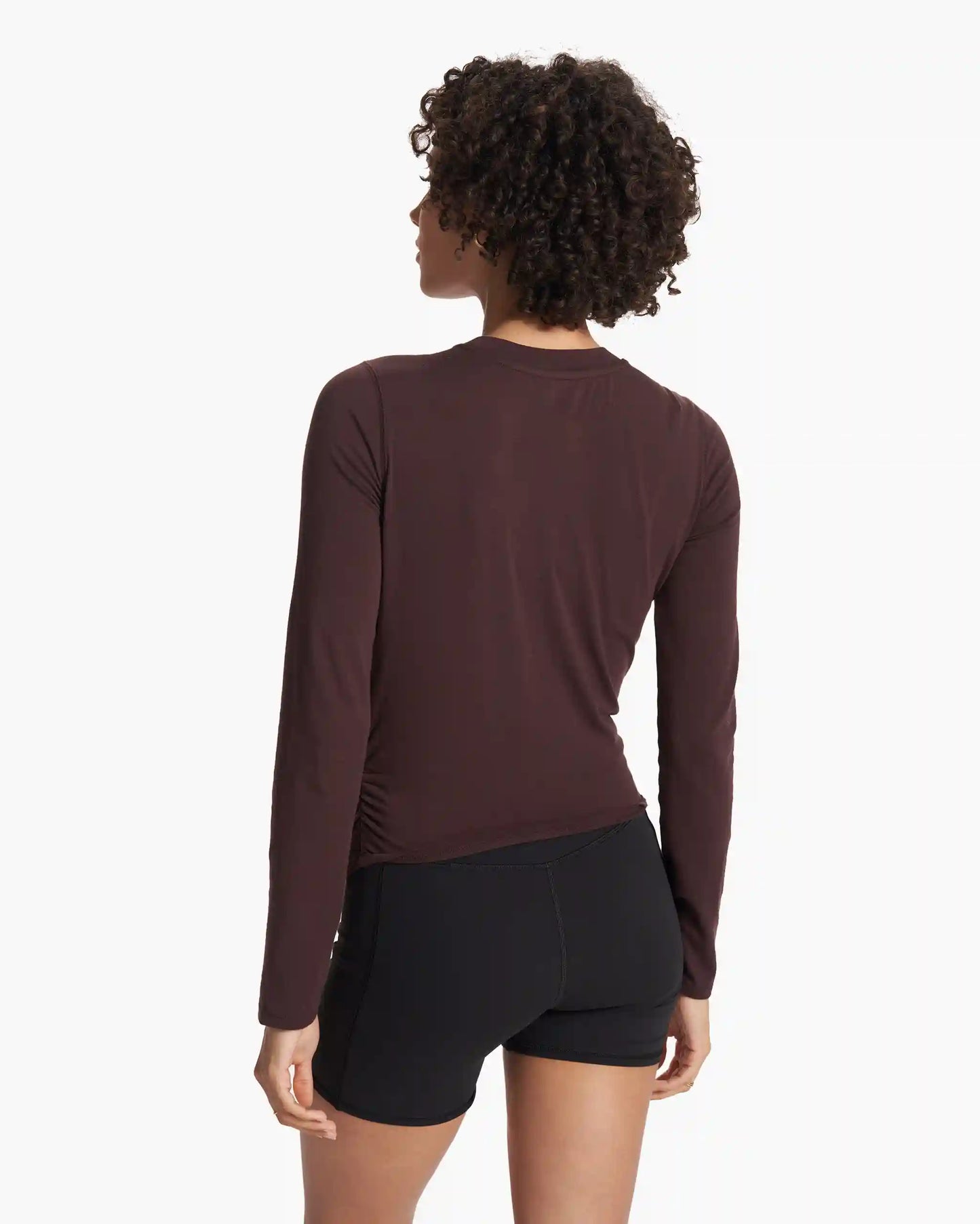 Long-Sleeve Coast Crop Crew
