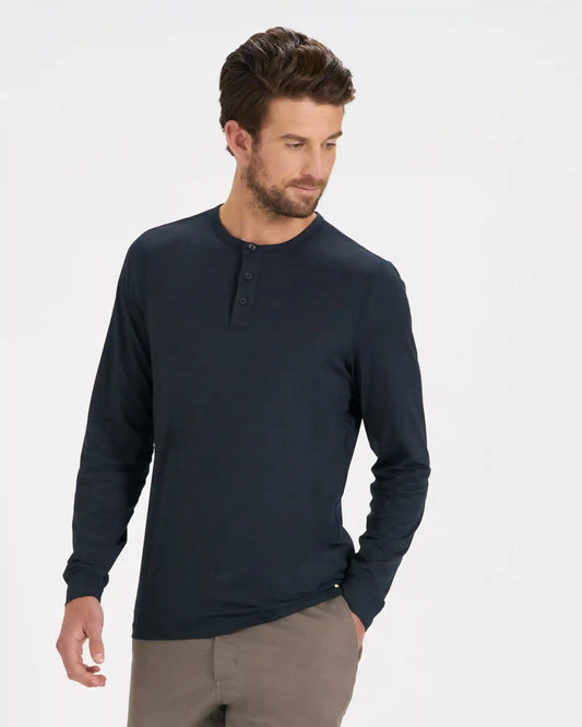 Long-Sleeve Ease Performance Henley