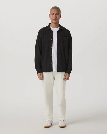Long Sleeve Altitude Wool Button Down - Relaxed Fit