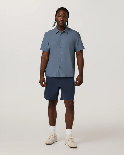 Short Sleeve Manhattan Button Down