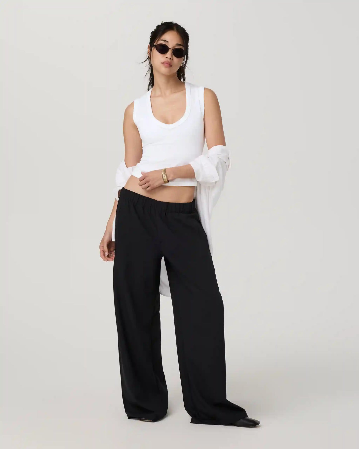 Sander Elastic Waist Trouser