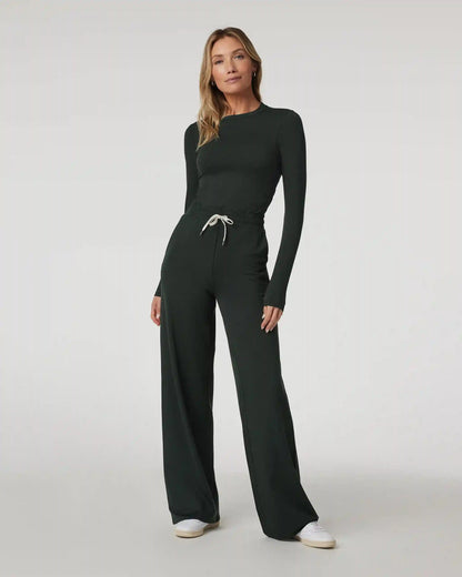 Halo Essential Wideleg Pant - Long