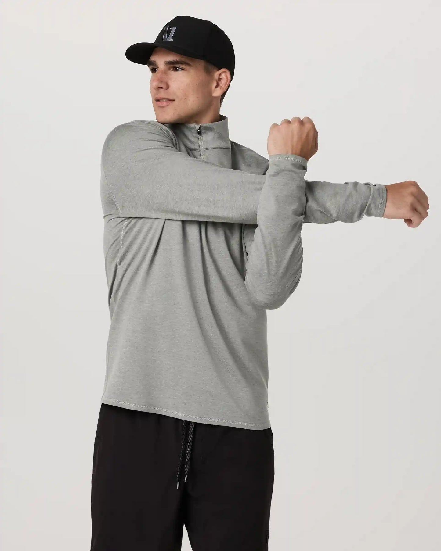 Ponto Half Zip Mock Neck