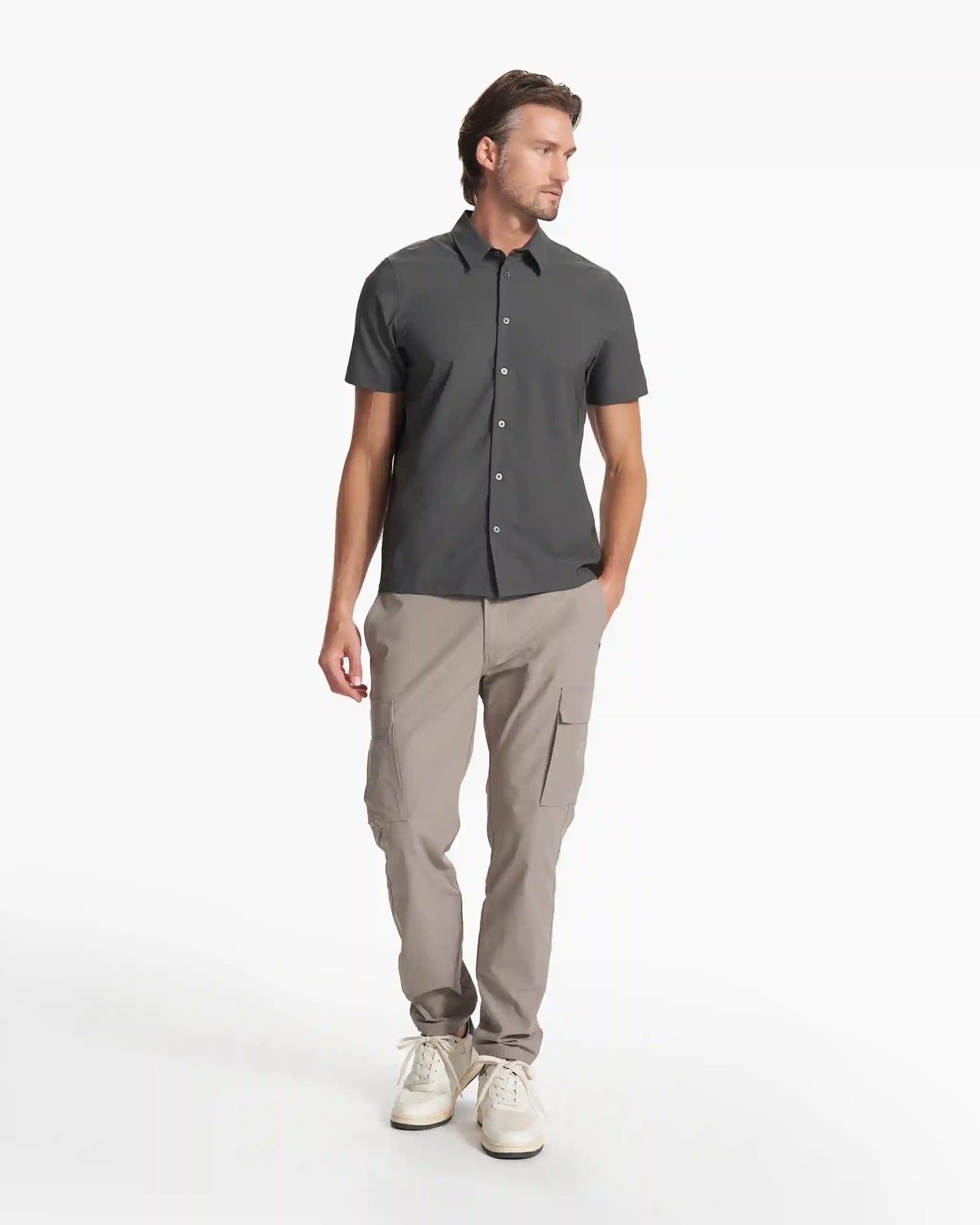 Short Sleeve Manhattan Button Down