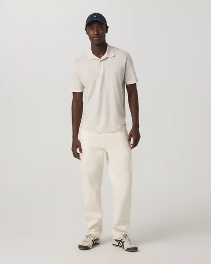 Short Sleeve Merino Wool Sweater Polo