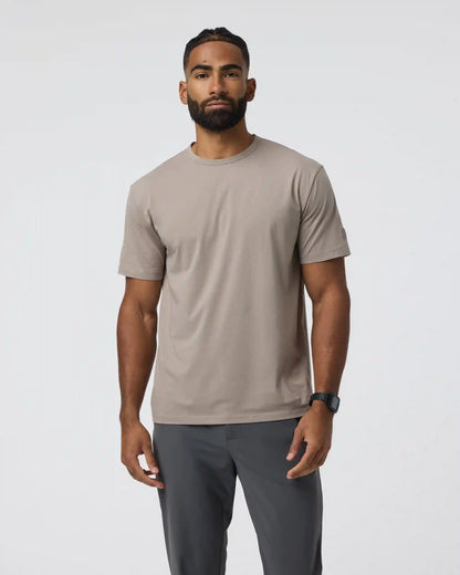 Short Sleeve Feather Tee - Relaxed Fit