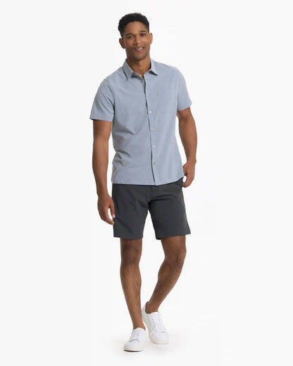 Short-Sleeve Bridge Button Down