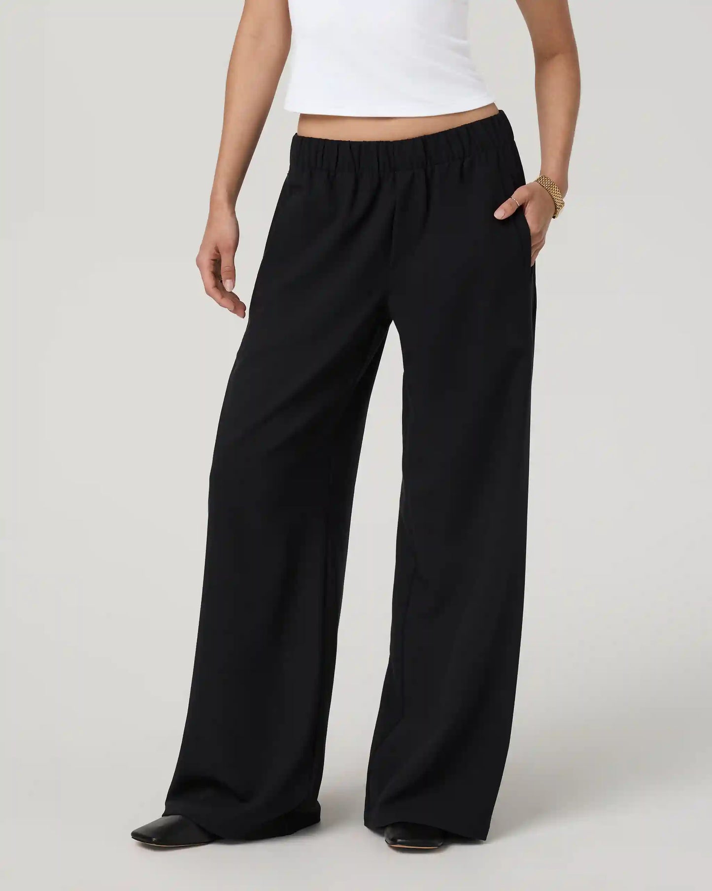 Sander Elastic Waist Trouser - Long