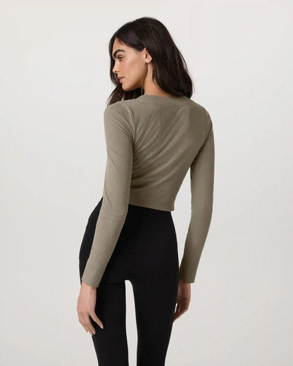 Long Sleeve Pose Mini Cardigan