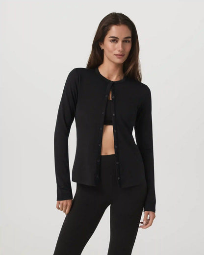 Long Sleeve Halo Snap Cardigan
