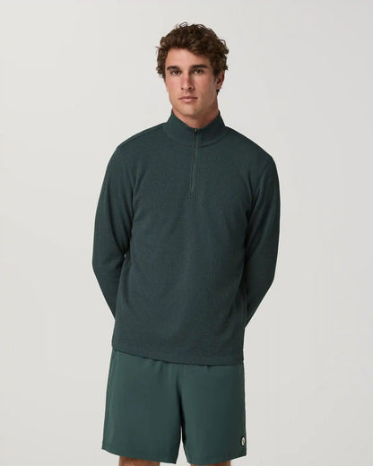Lightweight Tech Waffle Quarter Zip