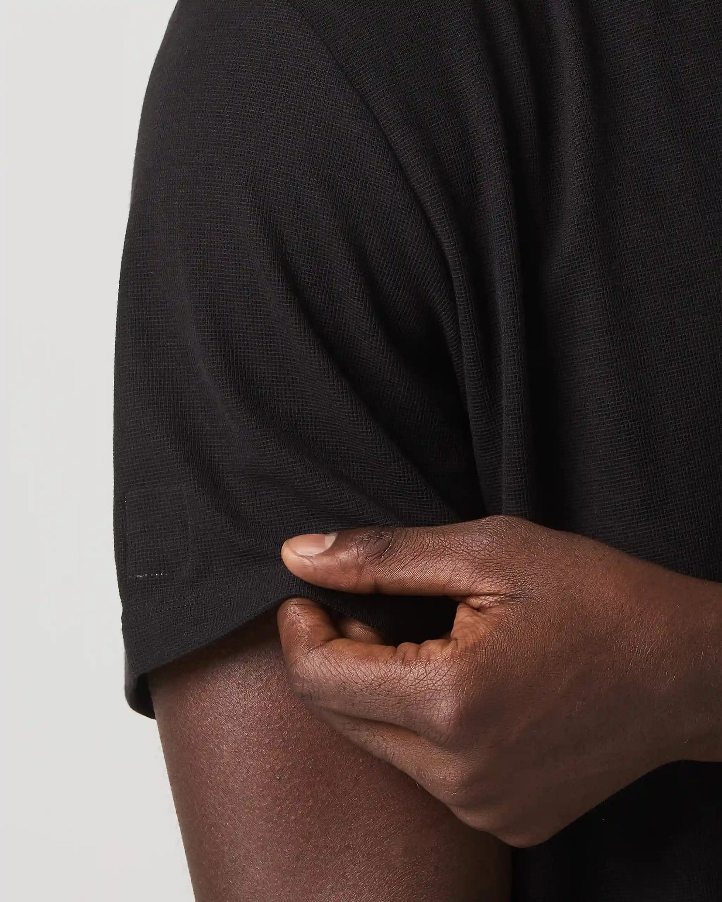 Short Sleeve Micro Waffle Tee - Relaxed Fit