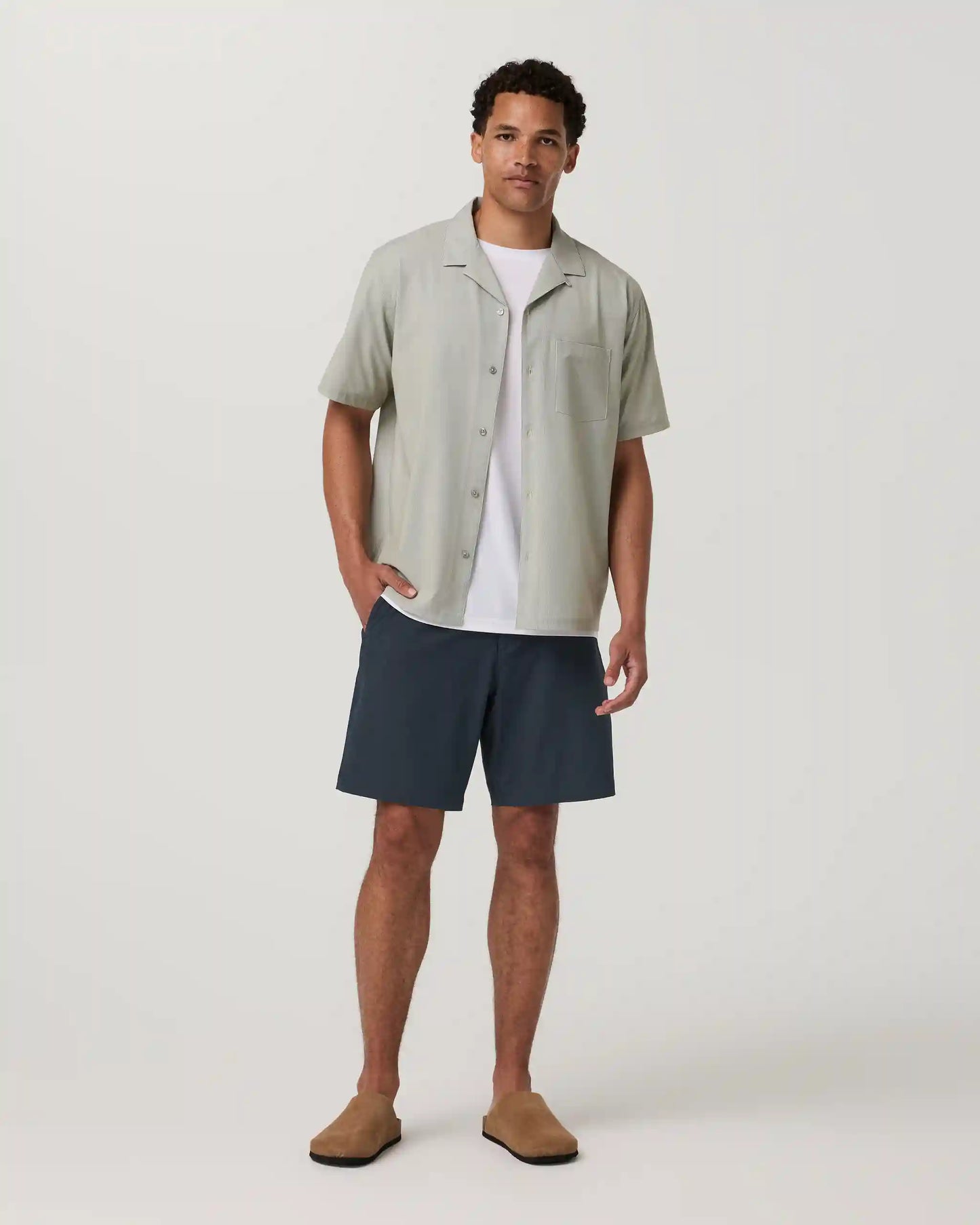 Short Sleeve Bridge Shirt - Camp Collar